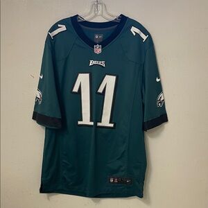 Nike Eagles Teal and Black Jersey. Wentz. No holes. No stains. Large
